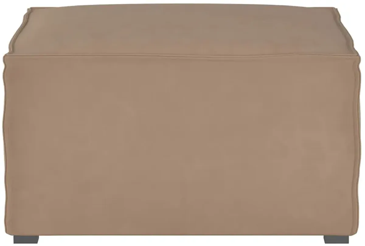 Stacy III Ottoman in Premier Oatmeal by Skyline