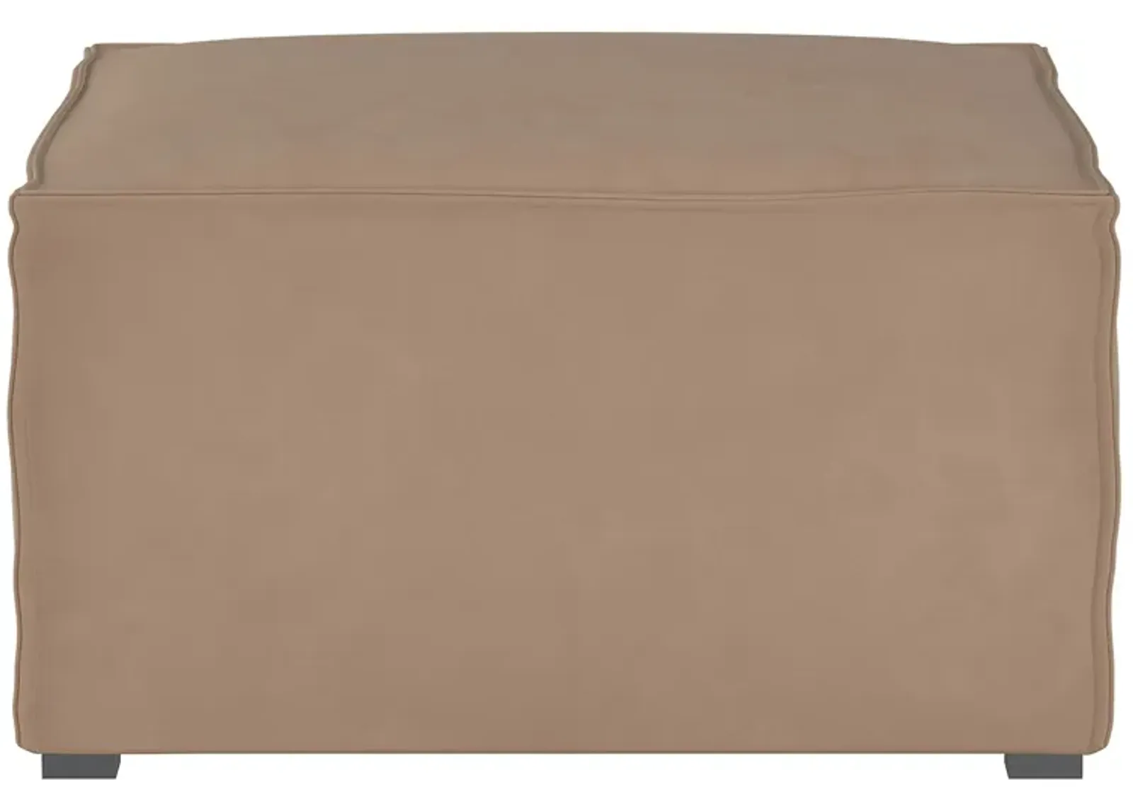 Stacy III Ottoman in Premier Oatmeal by Skyline