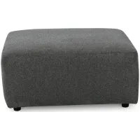 Edenfield Oversized Accent Ottoman in Charcoal by Ashley Furniture