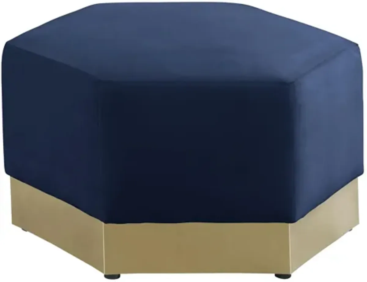 Marquis Velvet Ottoman