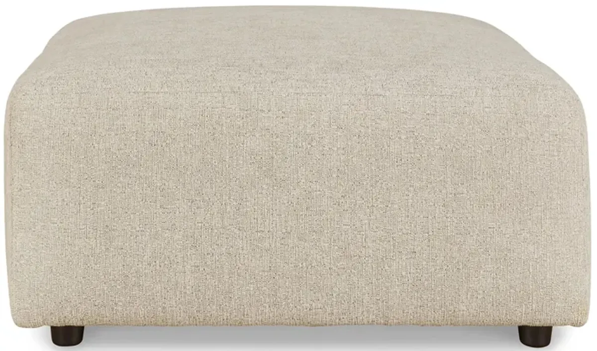 Edenfield Oversized Accent Ottoman in Linen by Ashley Furniture