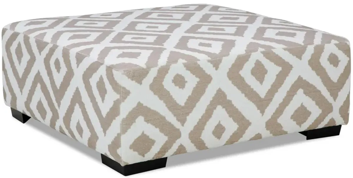 Mondo Cocktail Ottoman in Toast by Albany Furniture