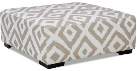 Mondo Cocktail Ottoman in Toast by Albany Furniture