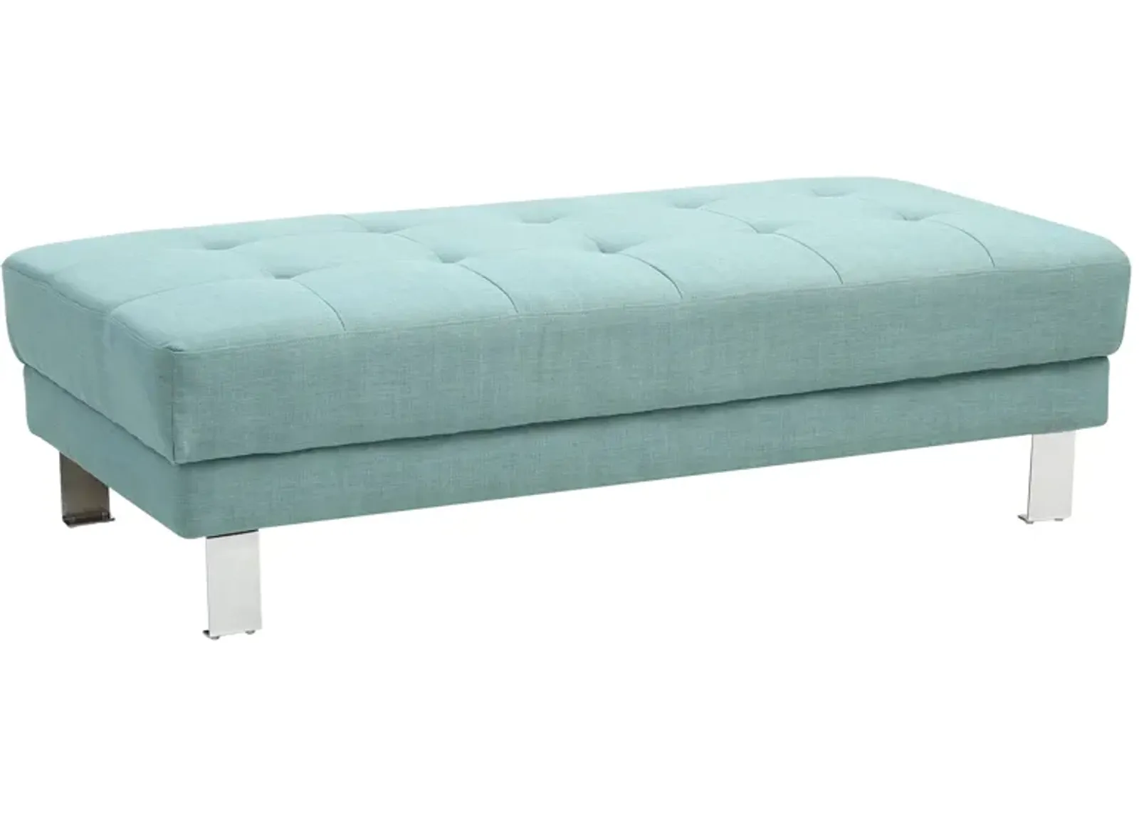 Riveredge Ottoman in Teal by Glory Furniture