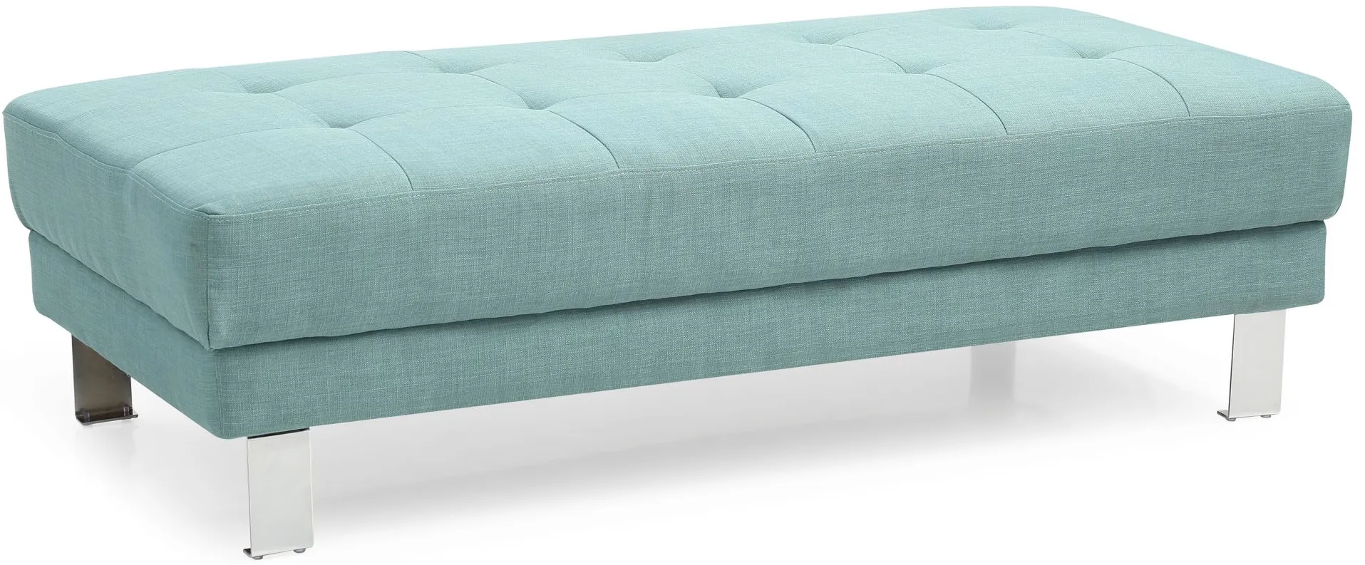 Riveredge Ottoman in Teal by Glory Furniture