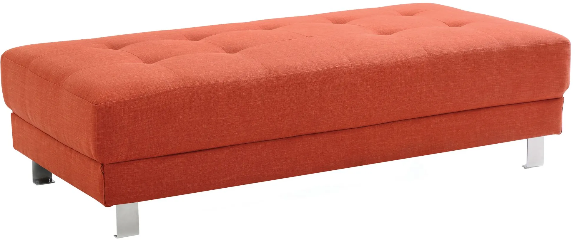 Riveredge Ottoman in Orange by Glory Furniture