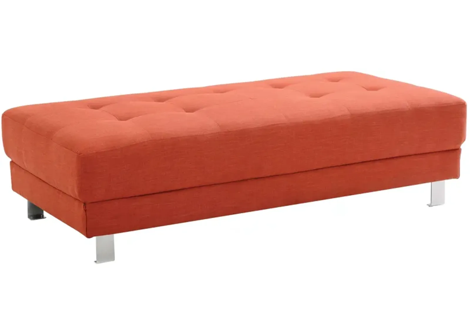 Riveredge Ottoman in Orange by Glory Furniture