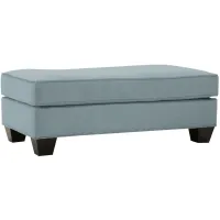 Briarwood Chair-and-a-Half Ottoman in Suede So Soft Hydra by H.M. Richards