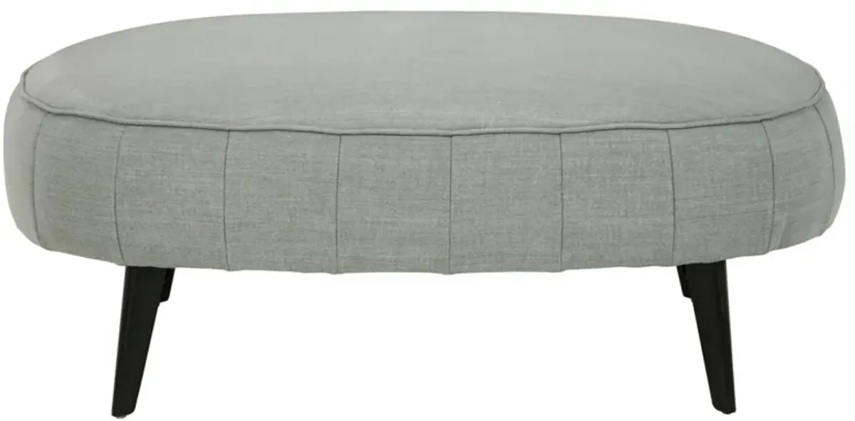 Hollyann Oversized Accent Ottoman in Gray by Ashley Express