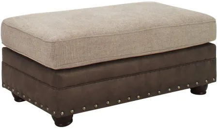 Newman Chenille Chair-and-a-Half Ottoman in Gray by Behold Washington