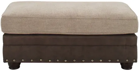 Newman Chenille Chair-and-a-Half Ottoman in Gray by Behold Washington
