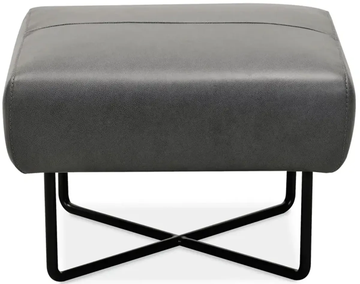 Efron Ottoman in Grey by Hooker Furniture