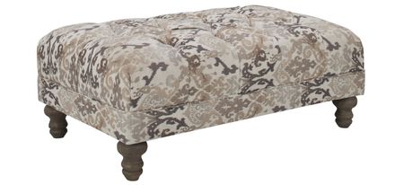 Torrey Cocktail Ottoman in Gray by Hughes Furniture