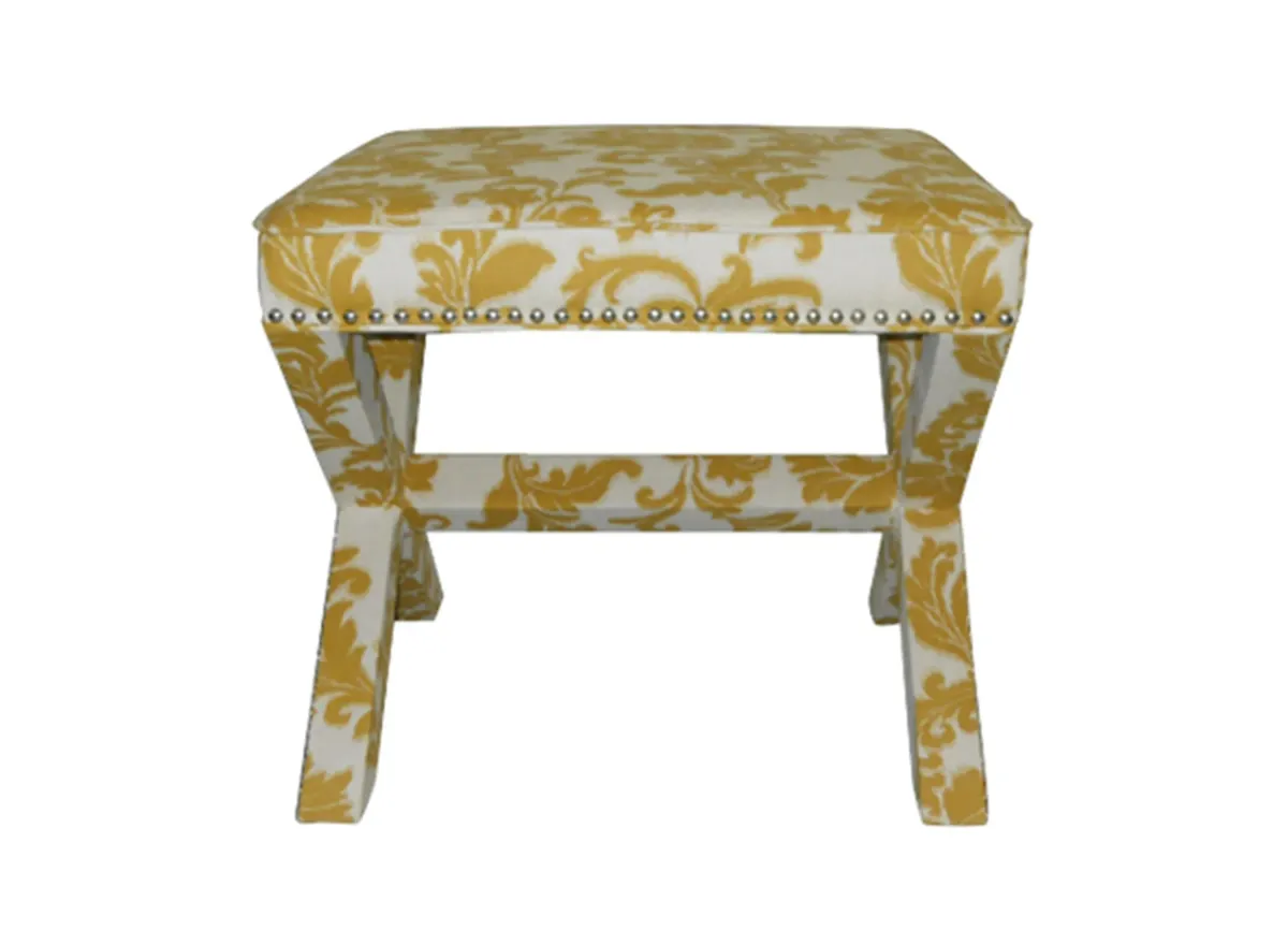 Amais Ottoman in Maize by Safavieh