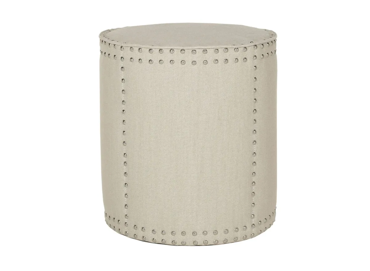 Hawkem Ottoman in Beige by Safavieh