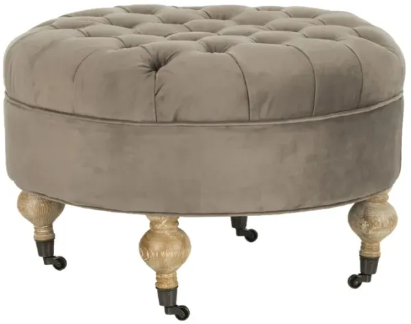 Lisbon Round Ottoman