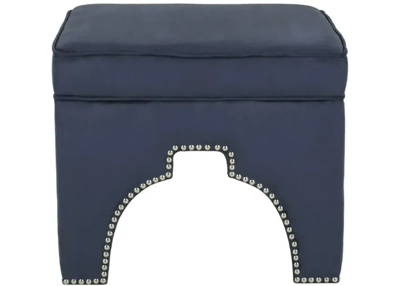 Azai Ottoman in Navy by Safavieh