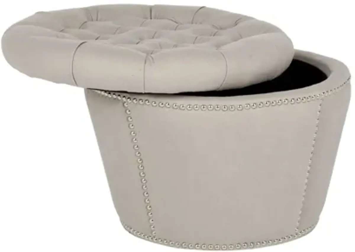 Micha Storage Ottoman