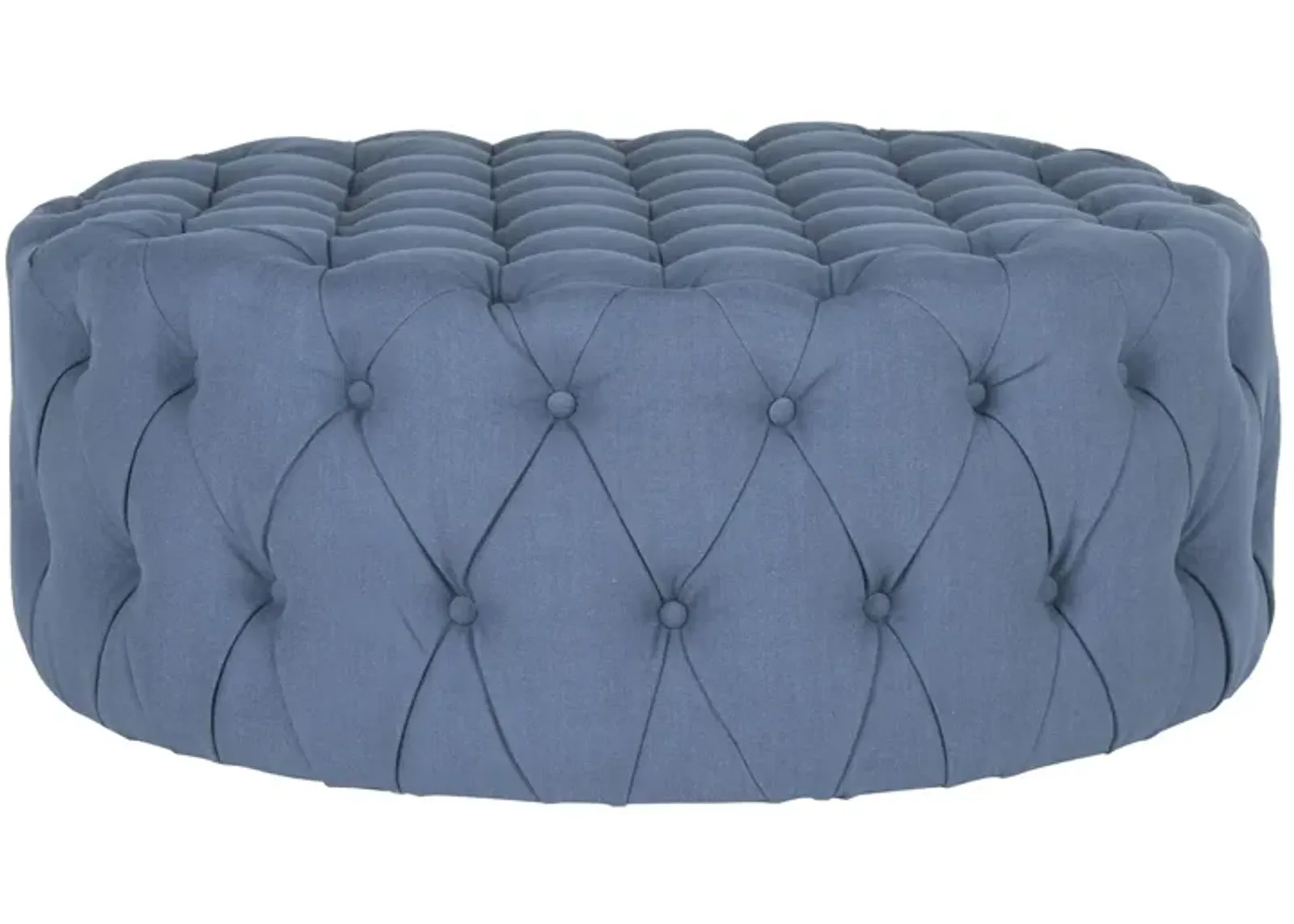 Roitfeld Ottoman in Navy by Safavieh