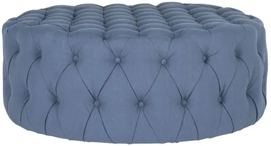 Roitfeld Ottoman in Navy by Safavieh