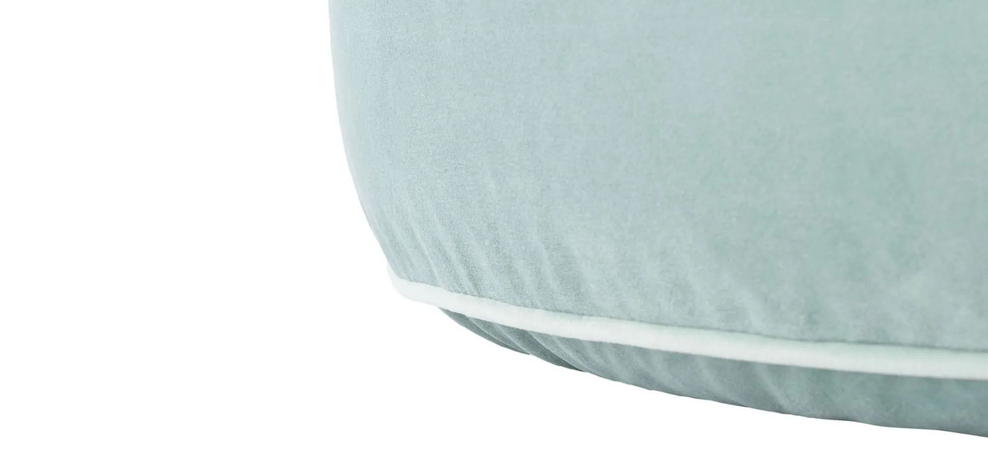 Harrison Round Ottoman in Mint by Safavieh