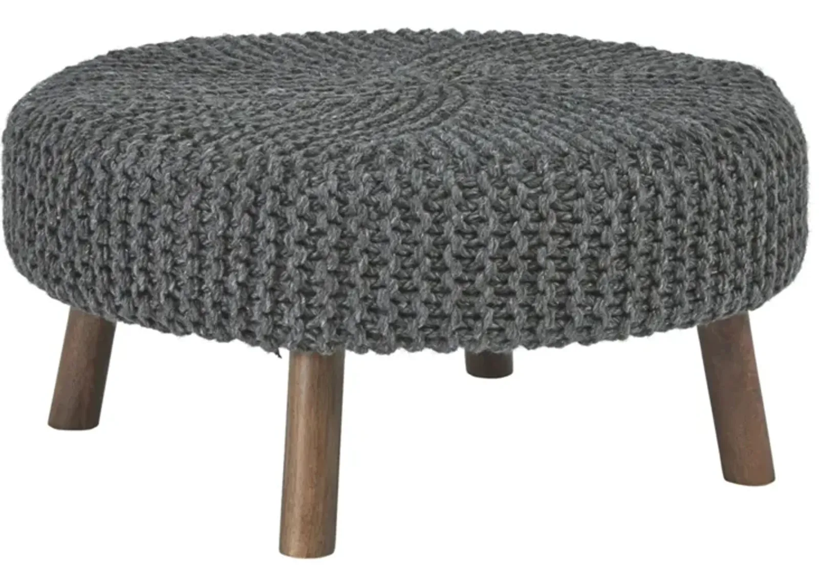 Jassmyn Ottoman in Charcoal by Ashley Express