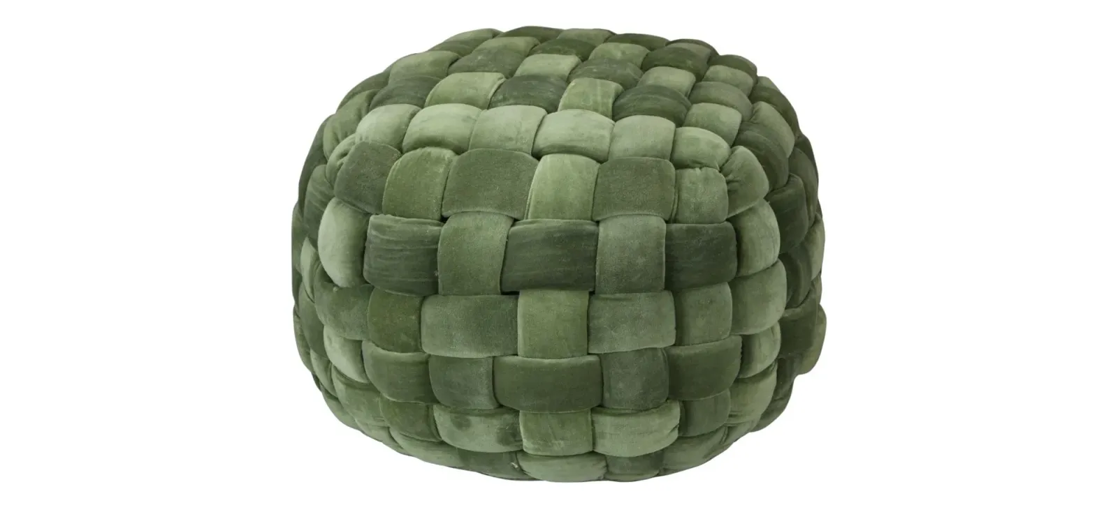 Doral Pouf in Green by Moe's Home Collection