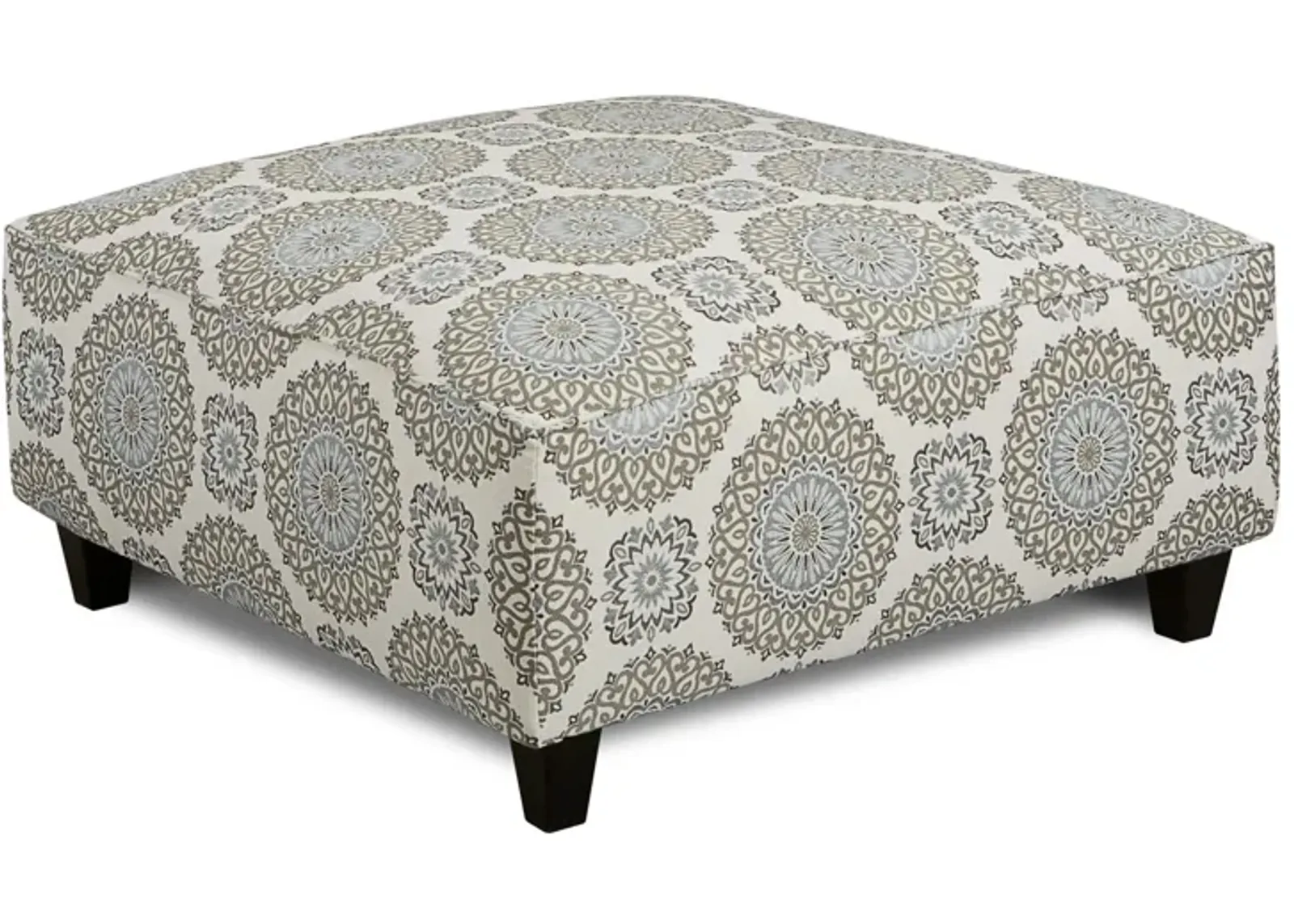 Azlyn Cocktail Ottoman in Brianne Twilight by Fusion Furniture