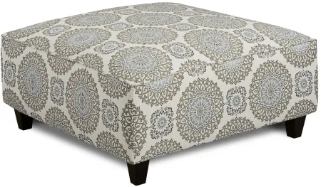 Azlyn Cocktail Ottoman in Brianne Twilight by Fusion Furniture