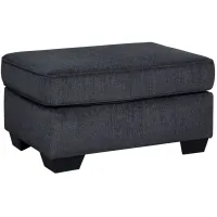 Adelson Chenille Ottoman in Slate Gray by Ashley Furniture