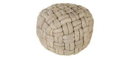 Bronya Pouf in Brown by Moe's Home Collection