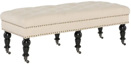 Isabelle Bench in Natural by Linon Home Decor