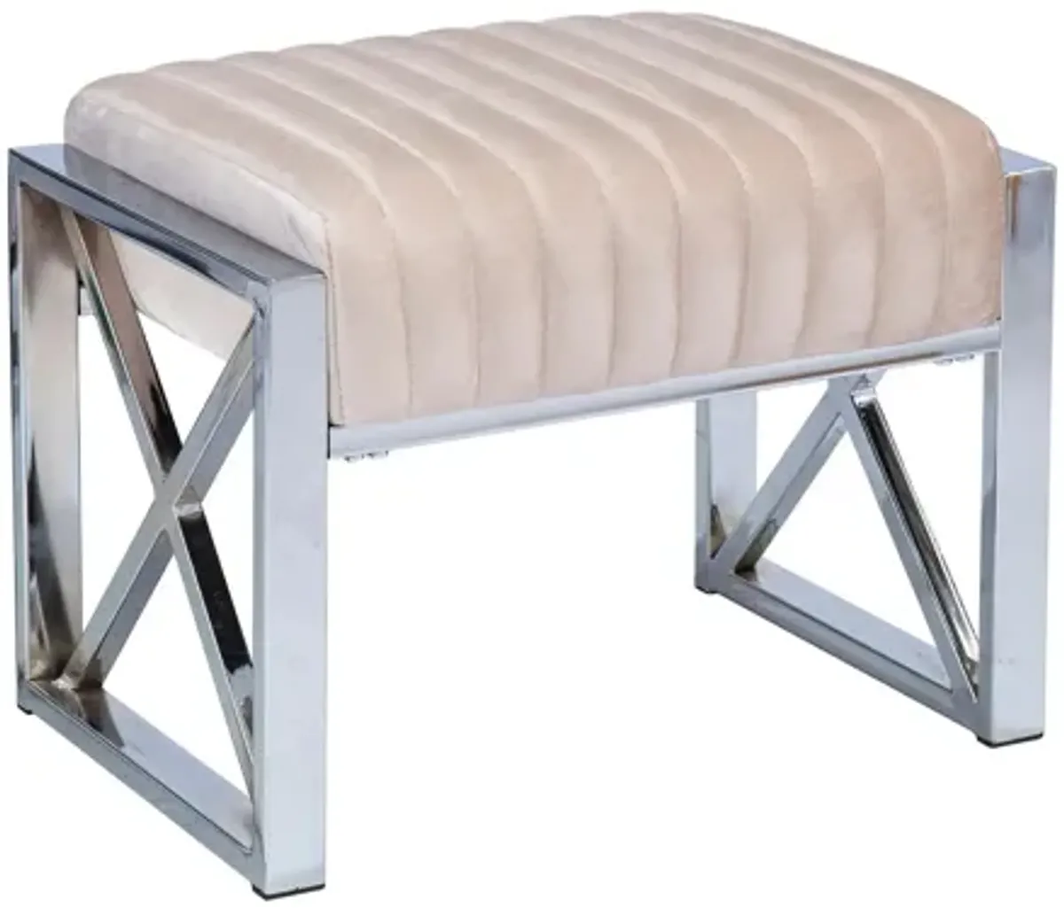 Fluharty Ottoman in Beige by SEI Furniture