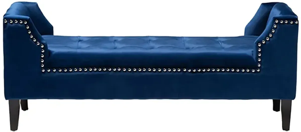 Perret Bench in Royal Blue by Wholesale Interiors