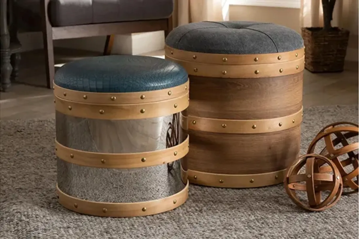 Caleb 2-pc. Storage Ottoman Set