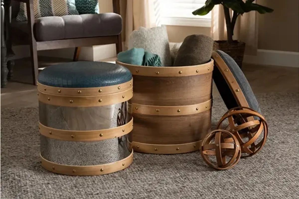 Caleb 2-pc. Storage Ottoman Set