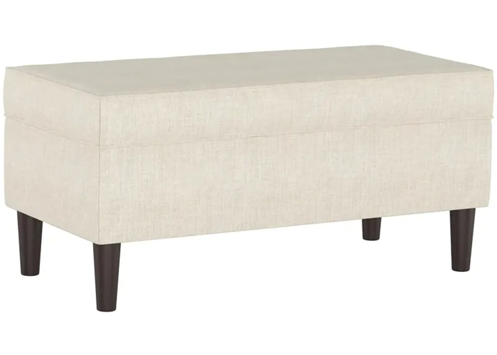 Verona Storage Bench in Linen Talc by Skyline