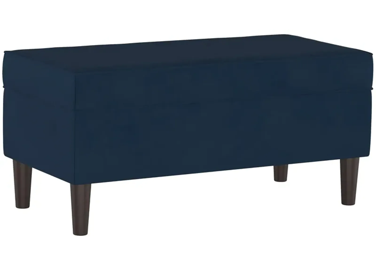 Verona Storage Bench in Velvet Ink by Skyline