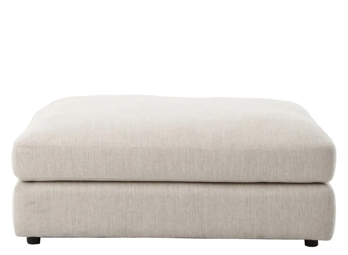 Bloor Ottoman in Essence Natural by Four Hands