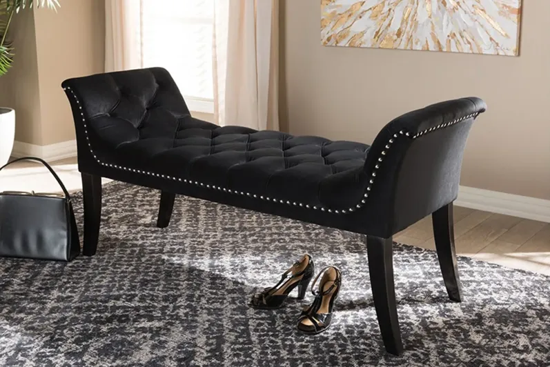 Chandelle Bench in Black by Wholesale Interiors