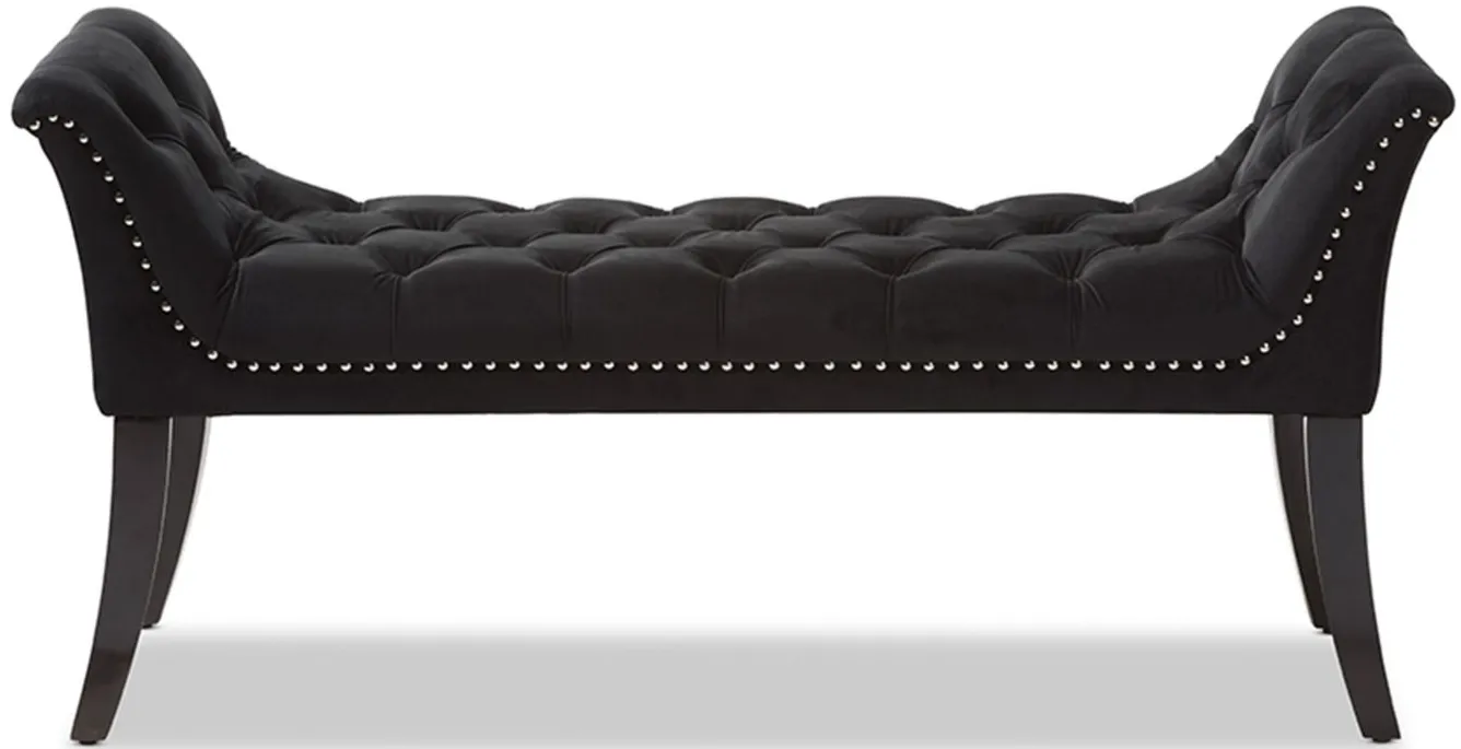 Chandelle Bench in Black by Wholesale Interiors