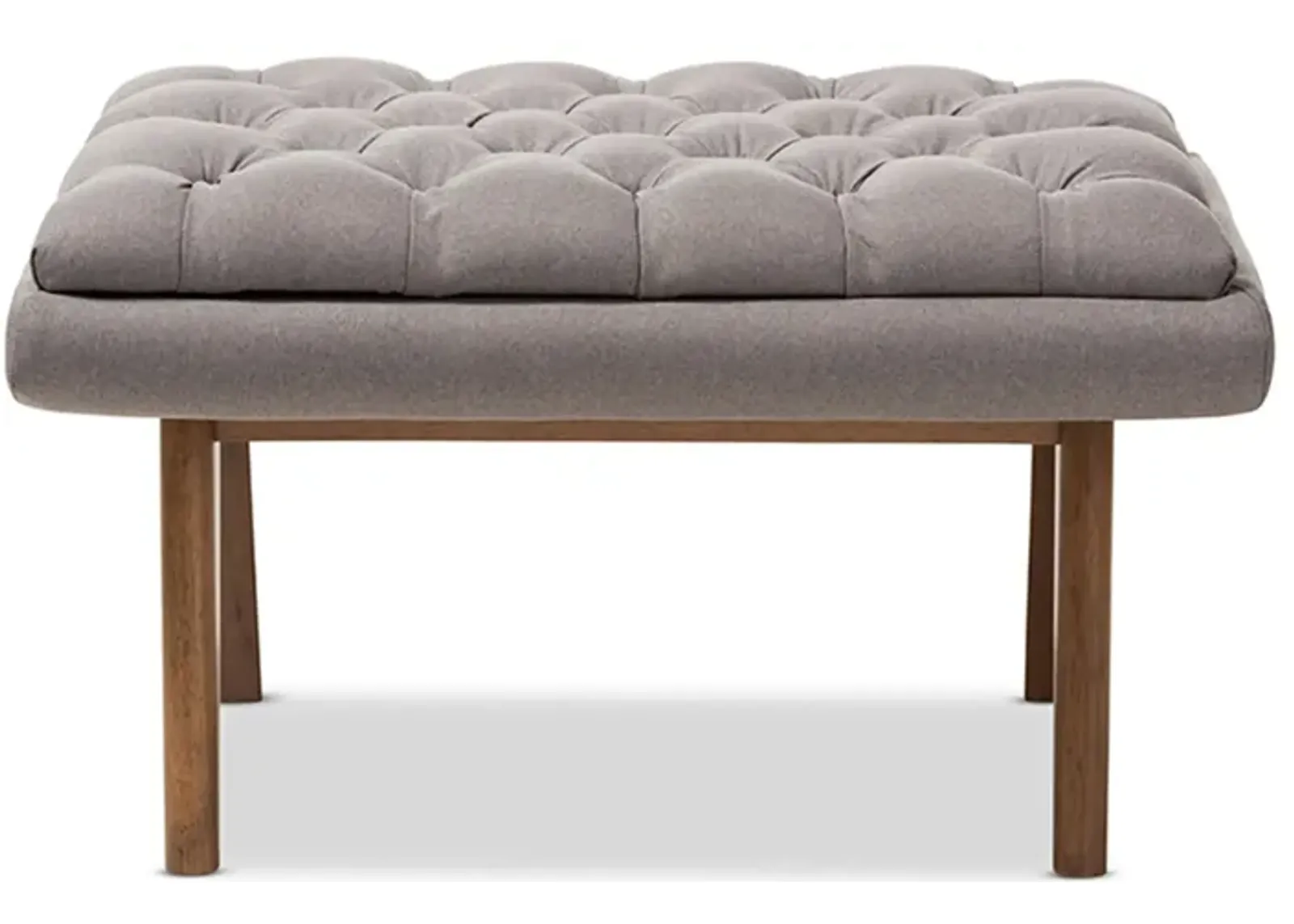 Annetha Ottoman in gray by Wholesale Interiors