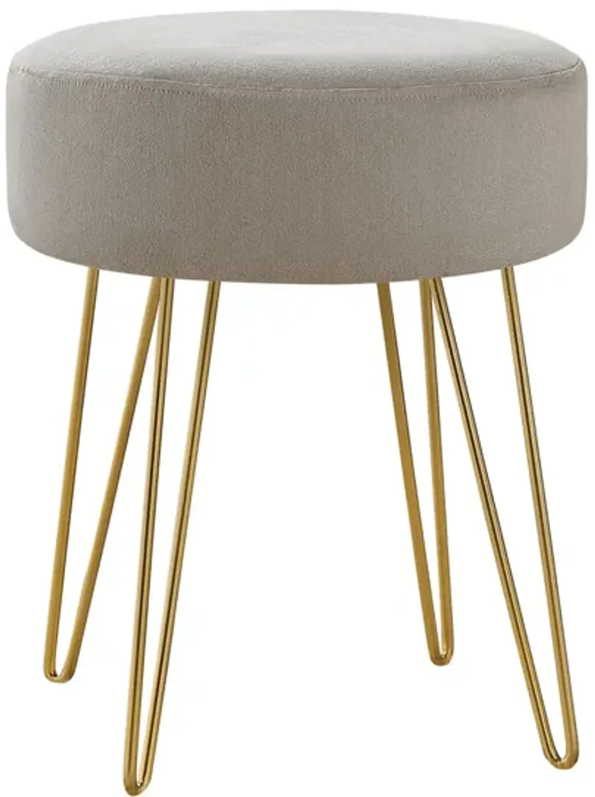 Monarch Specialties Hairpin Footrest in Beige by Monarch Specialties