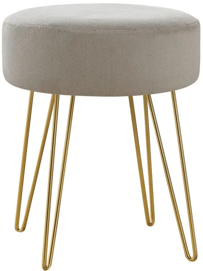 Monarch Specialties Hairpin Footrest in Beige by Monarch Specialties