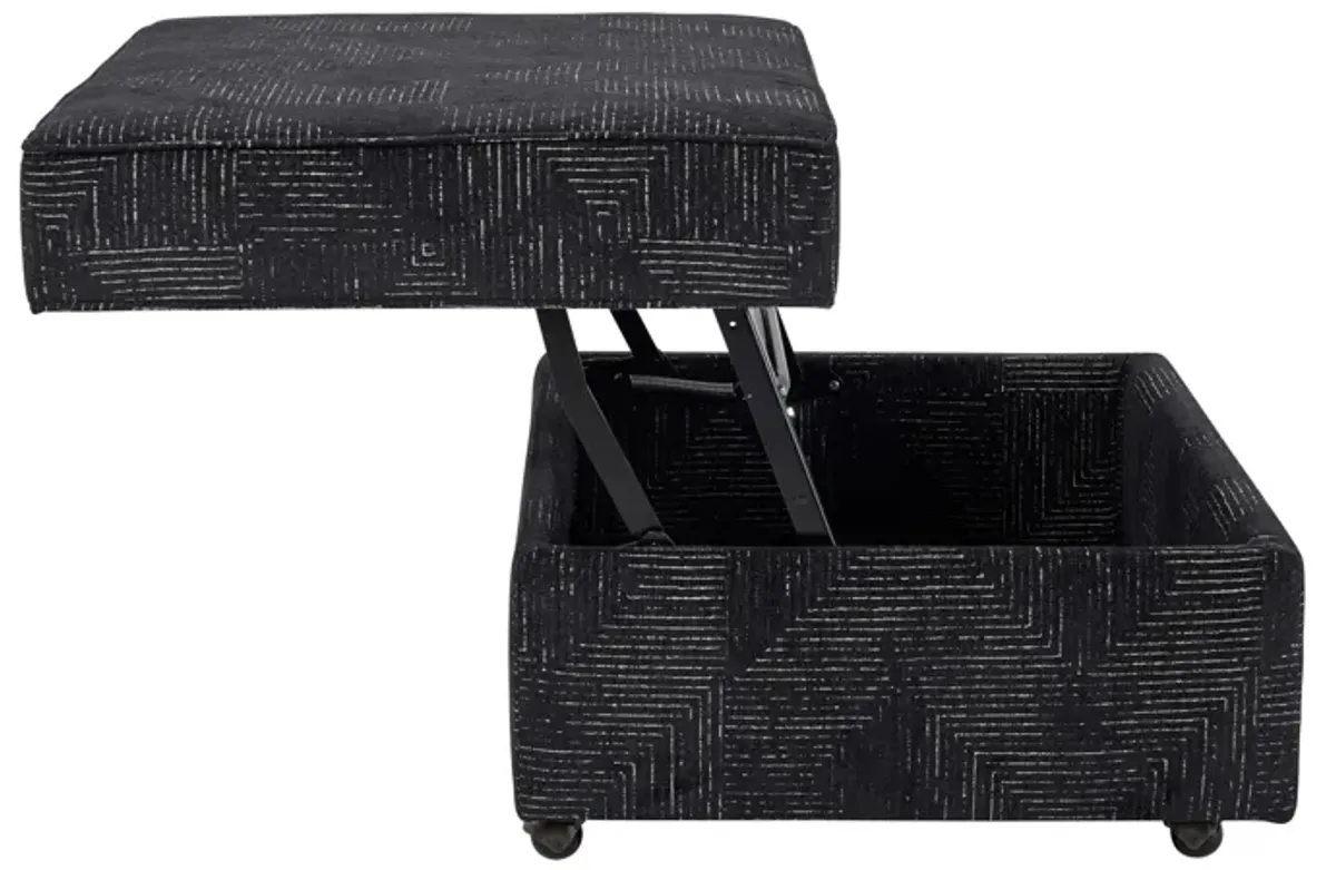 Fairhaven Lift Top Storage Ottoman