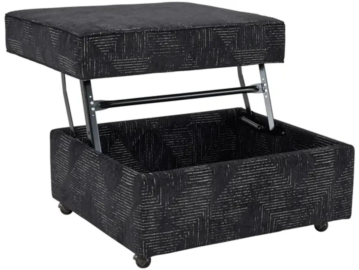 Fairhaven Lift Top Storage Ottoman