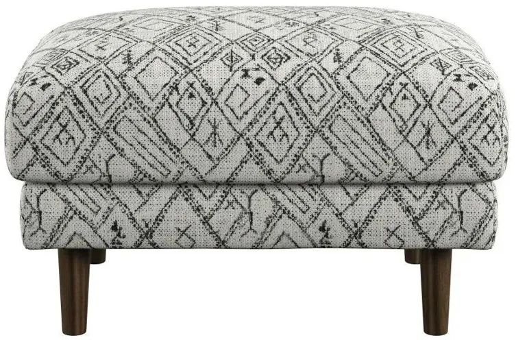 Juno Ottoman in petroglyph by Emerald Home Furnishings