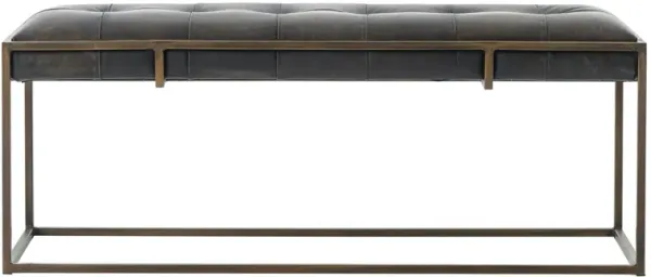Lehanne Leather Bench