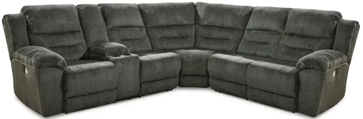 Nettington 3-pc. Power Reclining Sectional in Smoke by Ashley Furniture