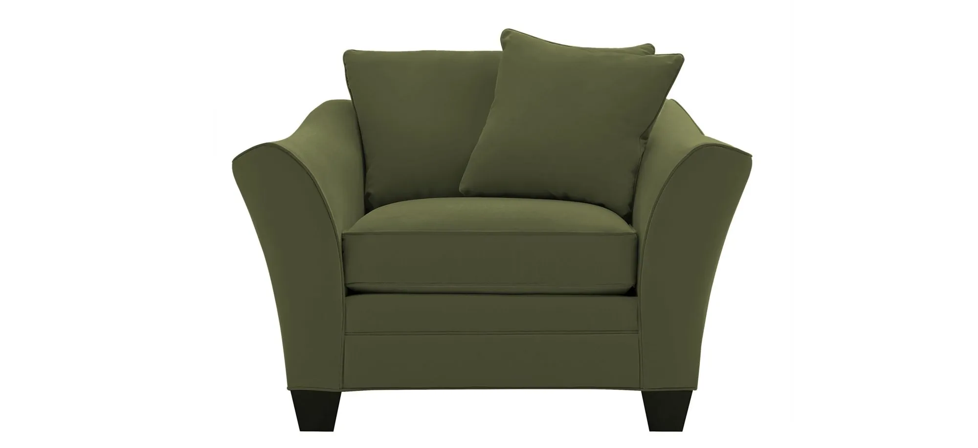 Briarwood Chair in Suede So Soft Pine by H.M. Richards